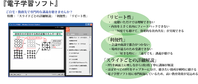 電子学習ソフトの特徴